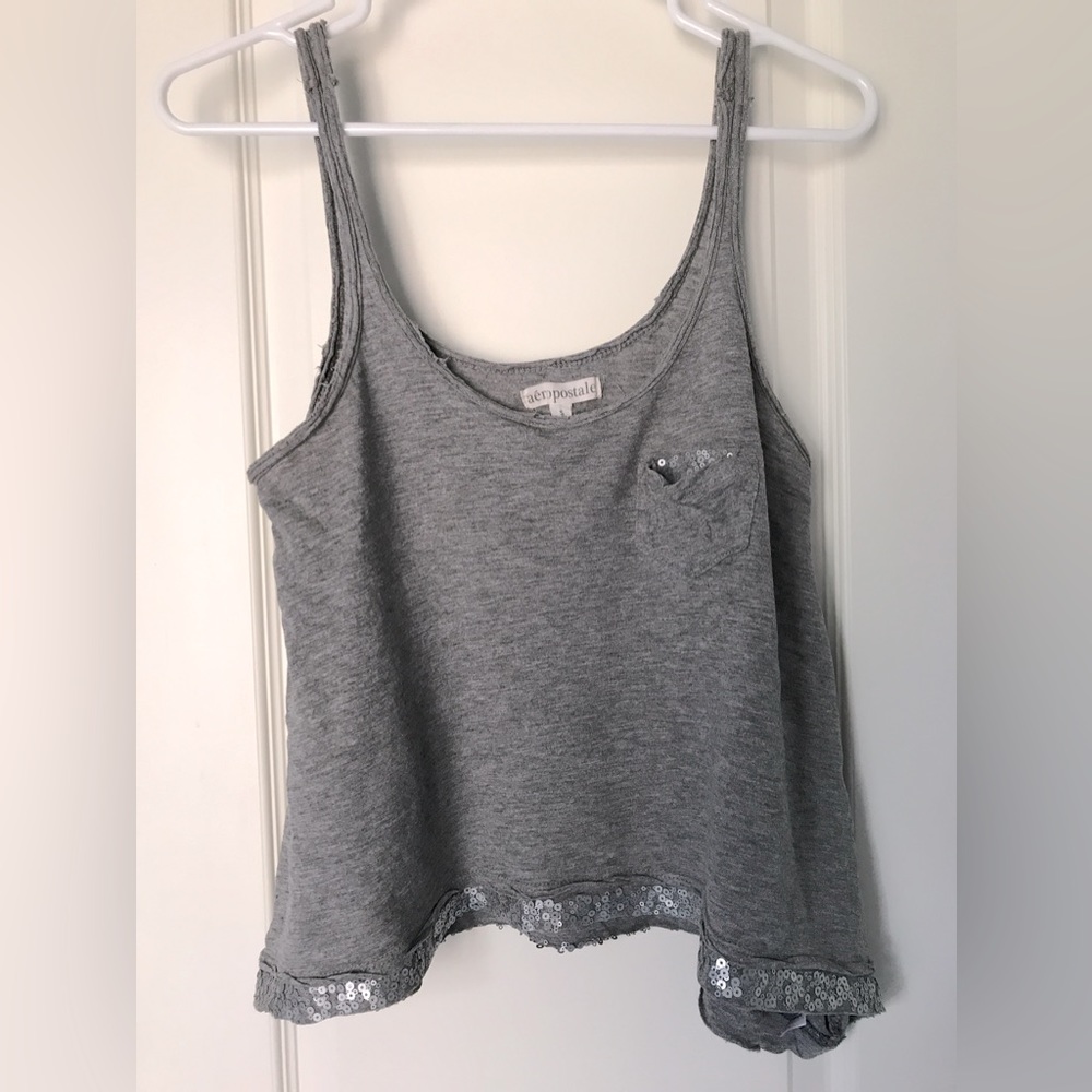 Aeropostale swing top with sequins Small